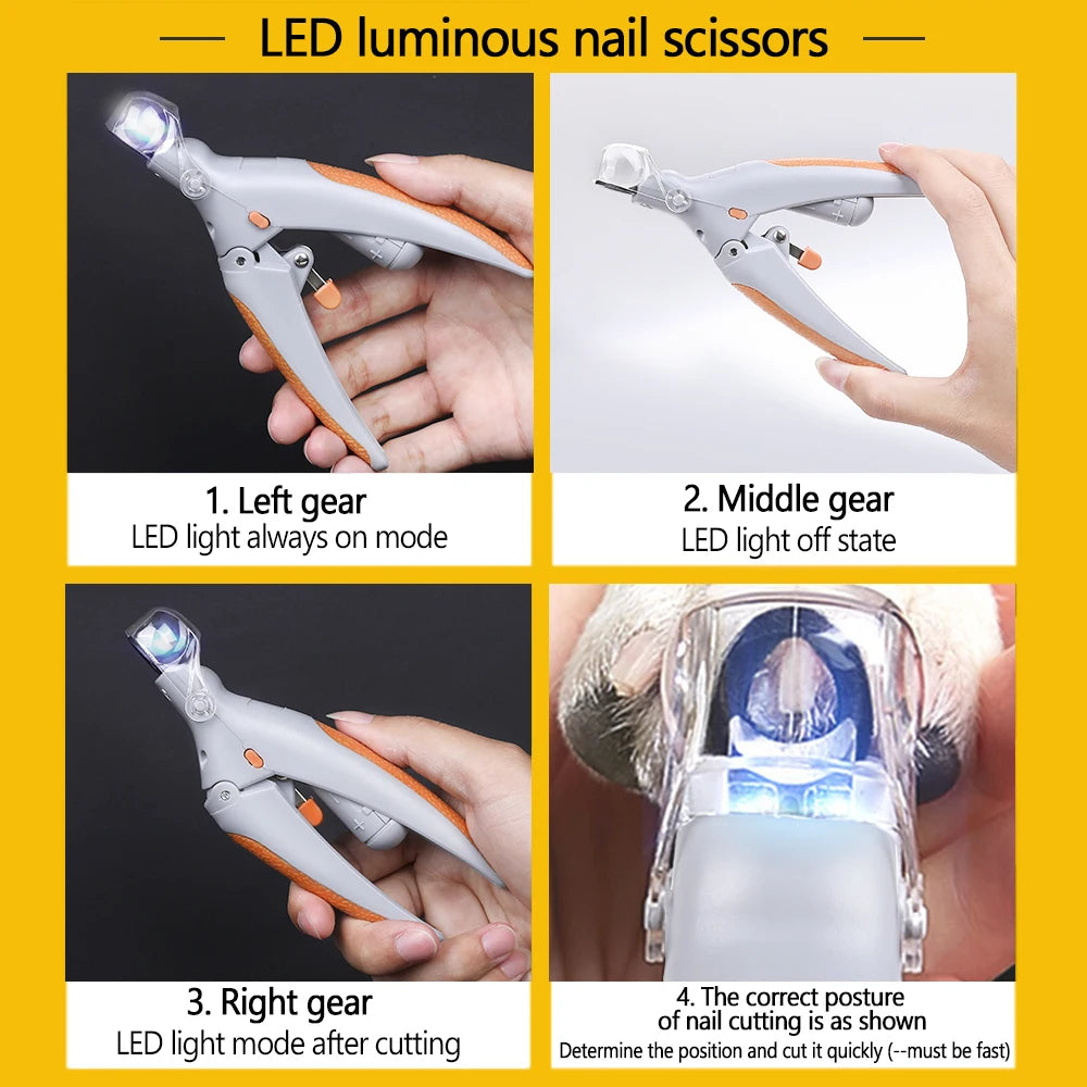 PawGlow™ LED Pet Nail Clipper